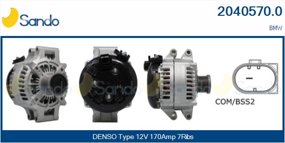 Alternatore SANDO 2040570.0