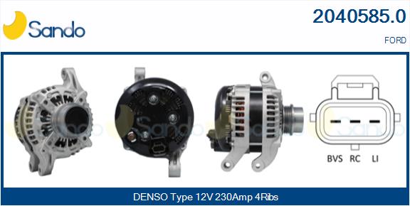 Alternatore SANDO 2040585.0