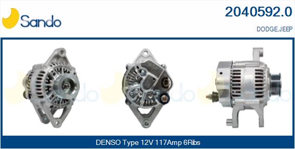 Alternatore SANDO 2040592.0