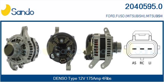 Alternatore SANDO 2040595.0