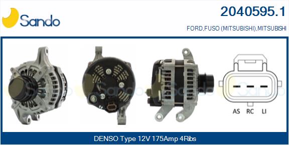 Alternatore SANDO 2040595.1
