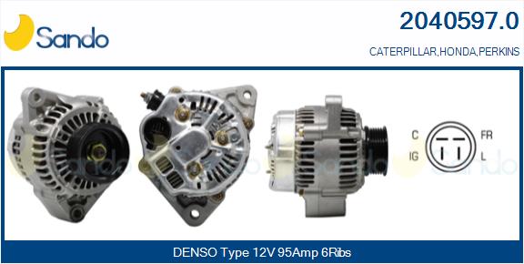 Alternatore SANDO 2040597.0