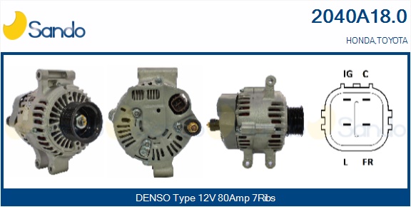 Alternatore SANDO 2040A18.0