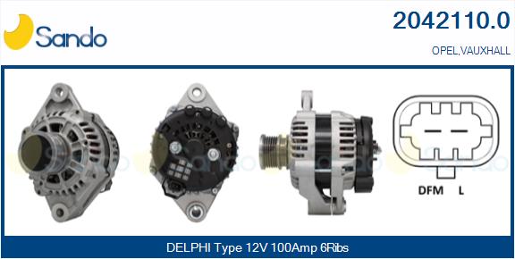 Alternatore SANDO 2042110.0