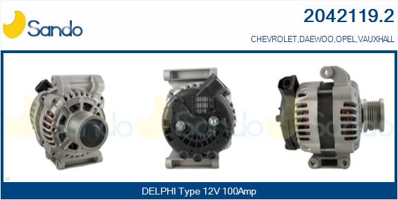 Alternatore SANDO 2042119.2
