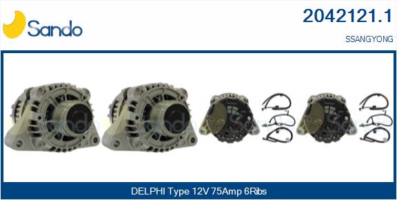 Alternatore SANDO 2042121.1