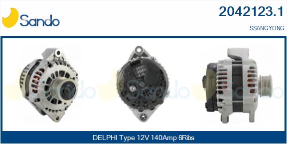 Alternatore SANDO 2042123.1