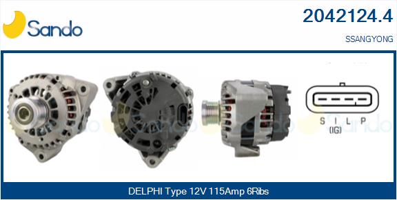 Alternatore SANDO 2042124.4