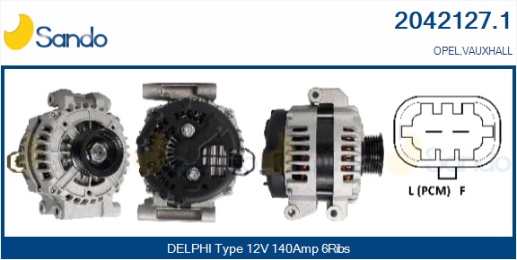  ALTERNATORE (ORIGINALE) OPEL MOKKA 1.6 CDTI 15-