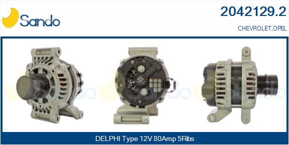 Alternatore SANDO 2042129.2
