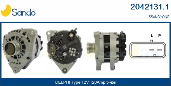 Alternatore SANDO 2042131.1