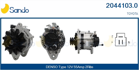  ALTERNATORE (ADATTABILE) TOYOTA L.CRUISER 2.4TD 90-