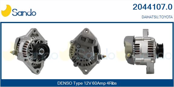 Alternatore SANDO 2044107.0