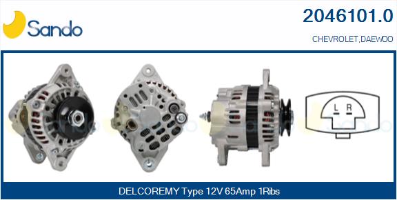 SANDO ALT.RE(ADATTABILE) DAEWOO MATIZ 0.8 03-