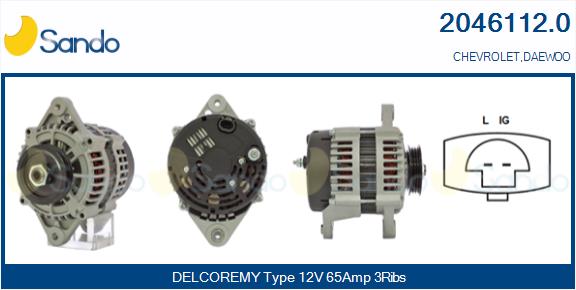  ALTERNATORE (ADATTABILE) CHEVROLET MATIZ 0.8 -13