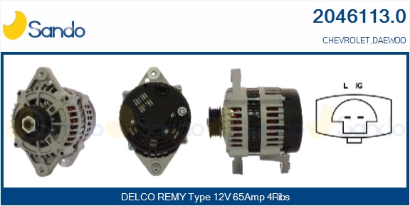  ALTERNATORE (ADATTABILE) CHEVRLOET MATIZ 1.0 05-