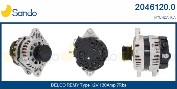 Alternatore SANDO 2046120.0