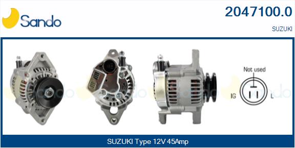  ALTERNATORE (ADATTABILE) SUZUKI SWIFT 1.3 -89