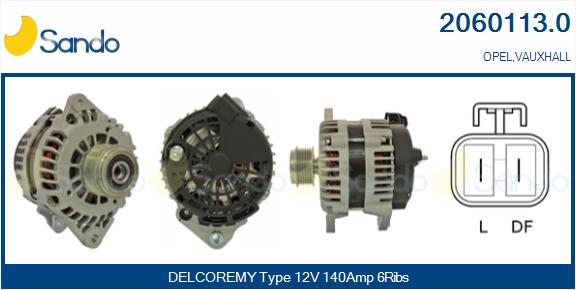 Alternatore SANDO 2060113.0
