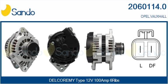 Alternatore SANDO 2060114.0