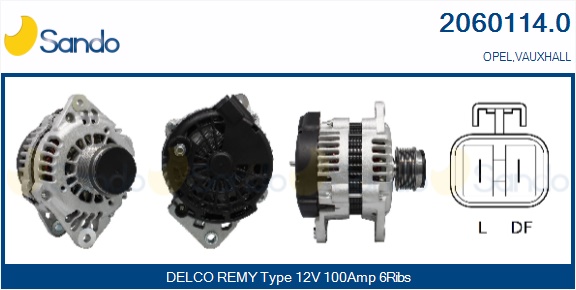  ALTERNATORE (ADATTABILE) OPEL ASTRA H 1.7 CDTI -14