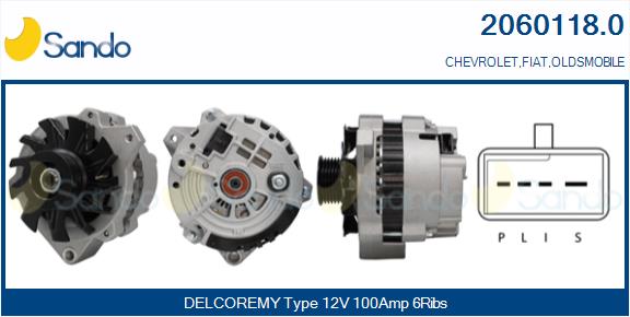 Alternatore SANDO 2060118.0