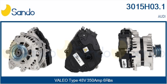 Alternatore motorino d'avviamento SANDO 3015H03.1