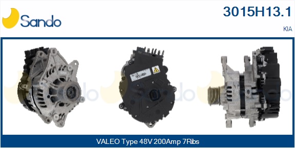 Alternatore motorino d'avviamento SANDO 3015H13.1