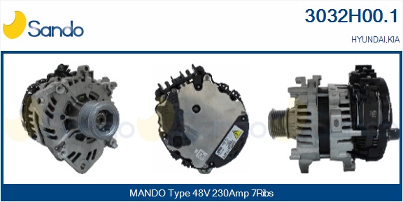 Alternatore motorino d'avviamento SANDO 3032H00.1