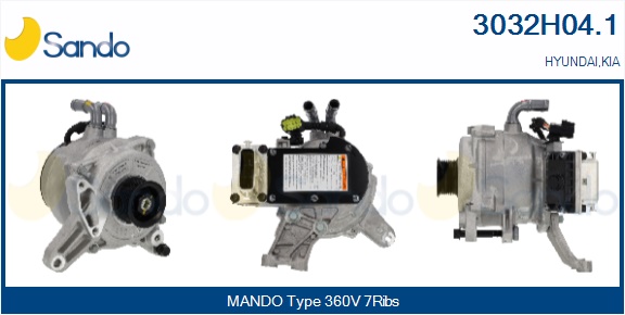 Alternatore motorino d'avviamento SANDO 3032H04.1