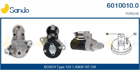 Motorino d'avviamento SANDO 6010010.0