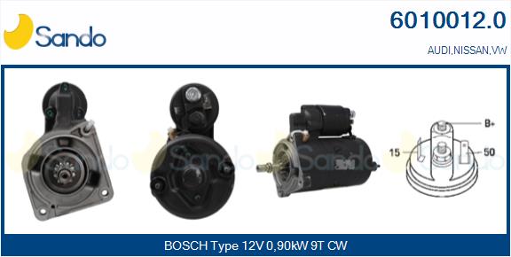 Motorino d'avviamento SANDO 6010012.0