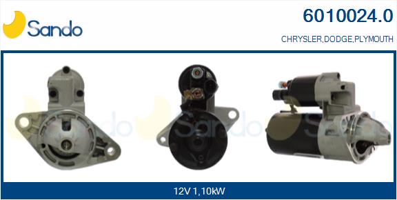 Motorino d'avviamento SANDO 6010024.0