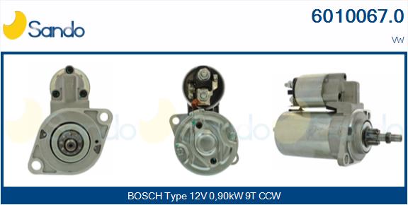 Motorino d'avviamento SANDO 6010067.0
