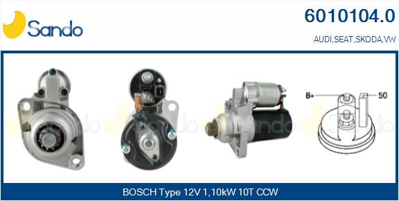  MOTORINO AVVIAMENTO (ADATTABILE) VW NEW BEETEL 1.6 -10
