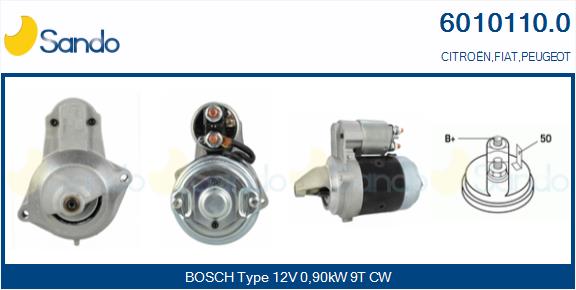 Motorino d'avviamento SANDO 6010110.0