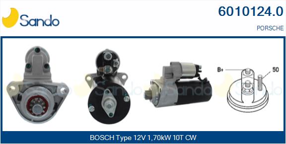 Motorino d'avviamento SANDO 6010124.0