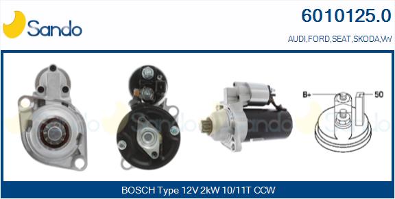  MOTORINO AVVIAMENTO (ADATTABILE) VW GOLF IV 1.9TDI -06