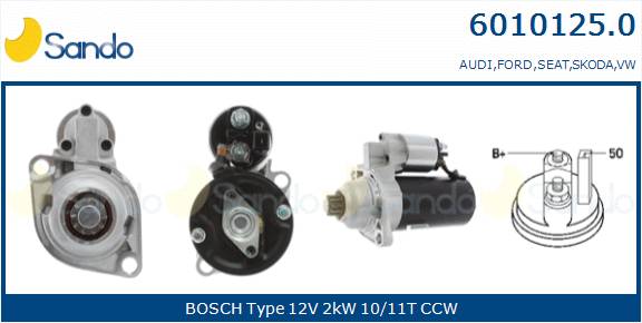  MOTORINO AVVIAMENTO (ADATTABILE) VW GOLF IV 1.9TDI -06