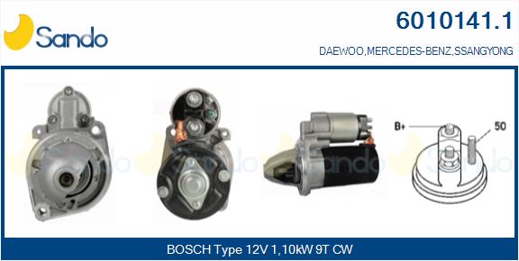 Motorino d'avviamento SANDO 6010141.1