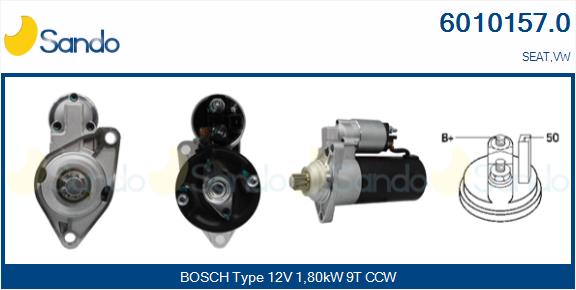  MOTORINO AVVIAMENTO (ADATTABILE) VW POLO 1.7 -01