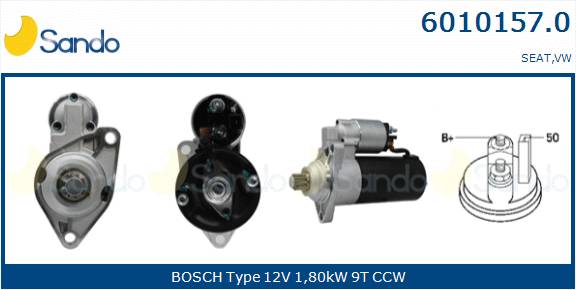  MOTORINO AVVIAMENTO (ADATTABILE) VW POLO 1.7 -01