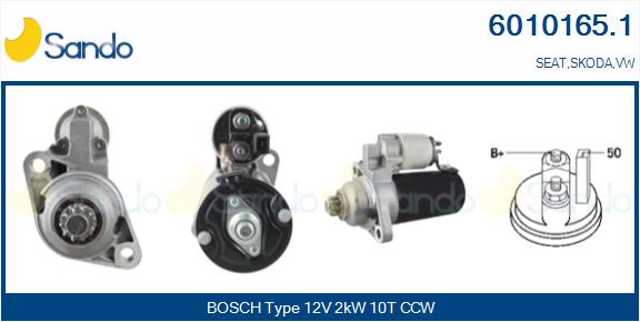 Motorino d'avviamento SANDO 6010165.1