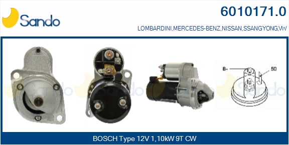  MOTORINO AVVIAMENTO (ADATTABILE) LOMBARDINI