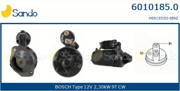  MOTORINO AVVIAMENTO (ADATTABILE) MERCEDES 220D -77