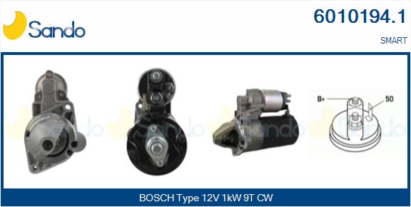  MOTORINO AVVIAMENTO (ORIGINALE) SMART FORTWO 0.8 09-