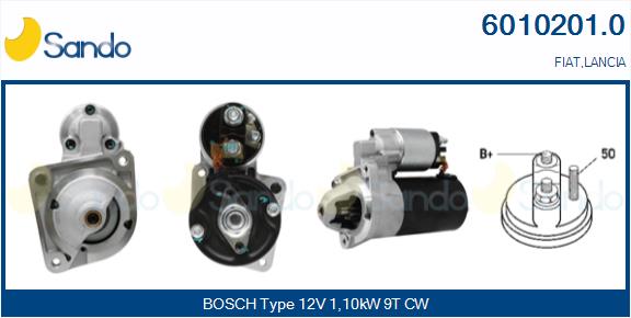  MOTORINO AVVIAMENTO (ADATTABILE) FIAT DOBLO 1.6 NATURAL POWER 02-