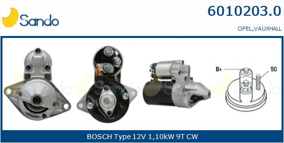  MOTORINO AVVIAMENTO (ADATTABILE) OPEL ASTRA H 1.6 -10