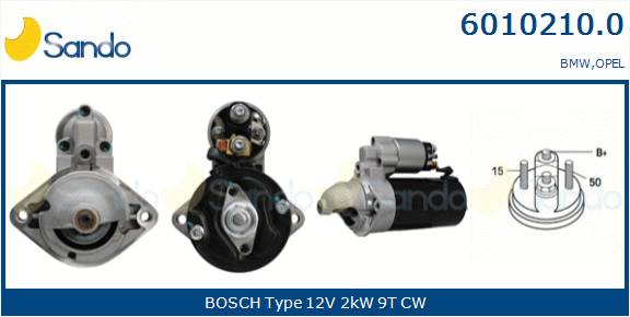  MOTORINO AVVIAMENTO (ADATTABILE) BMW 530D 03-