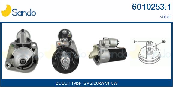Motorino d'avviamento SANDO 6010253.1